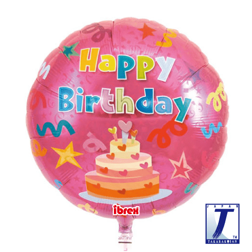 takara-ibrex-round-14-happy-bd-cake-ballon-rot-geburtstag image 1