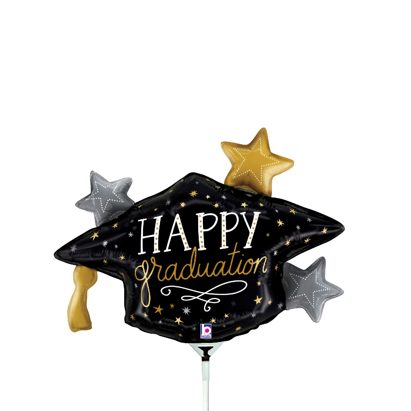 betallic-satin-grad-hat-folienballon-14-abschluss-hut image 1