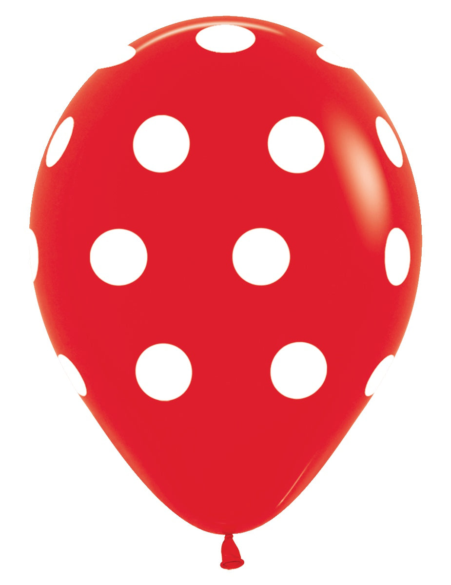 betallic-polka-dots-fashion-red-luftballons-11-50-st-ck image 1