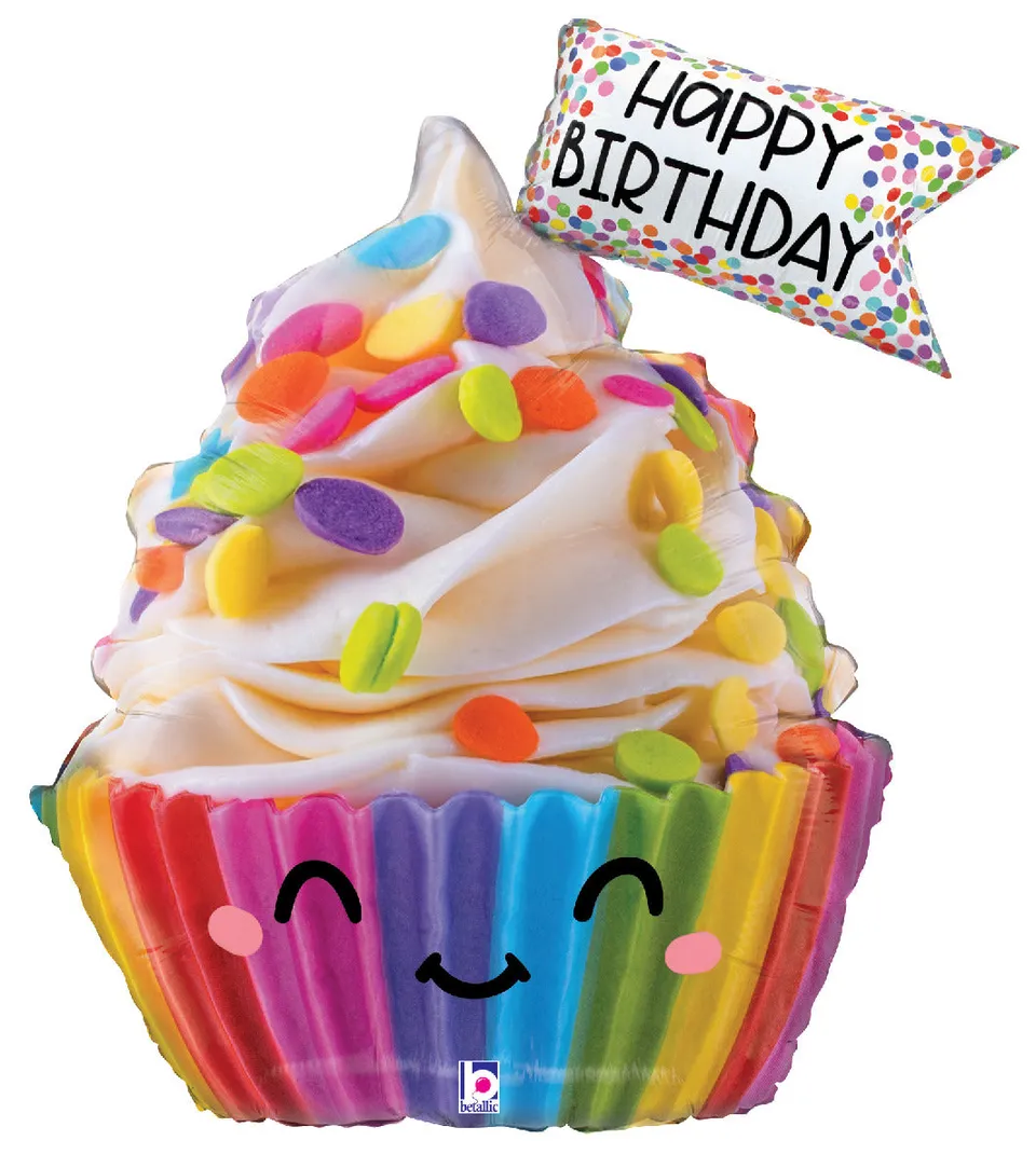 betallic-foil-balloons-cute-cupcake-birthday-folienballon-31-zoll image 1