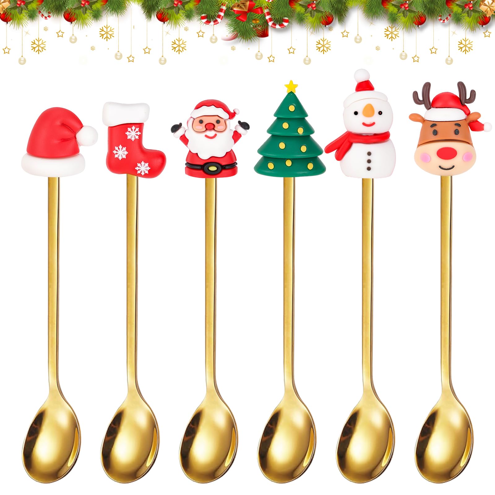 howaf-weihnachtsl-ffel-set-6er-teel-ffel-silber-edelstahl image 8