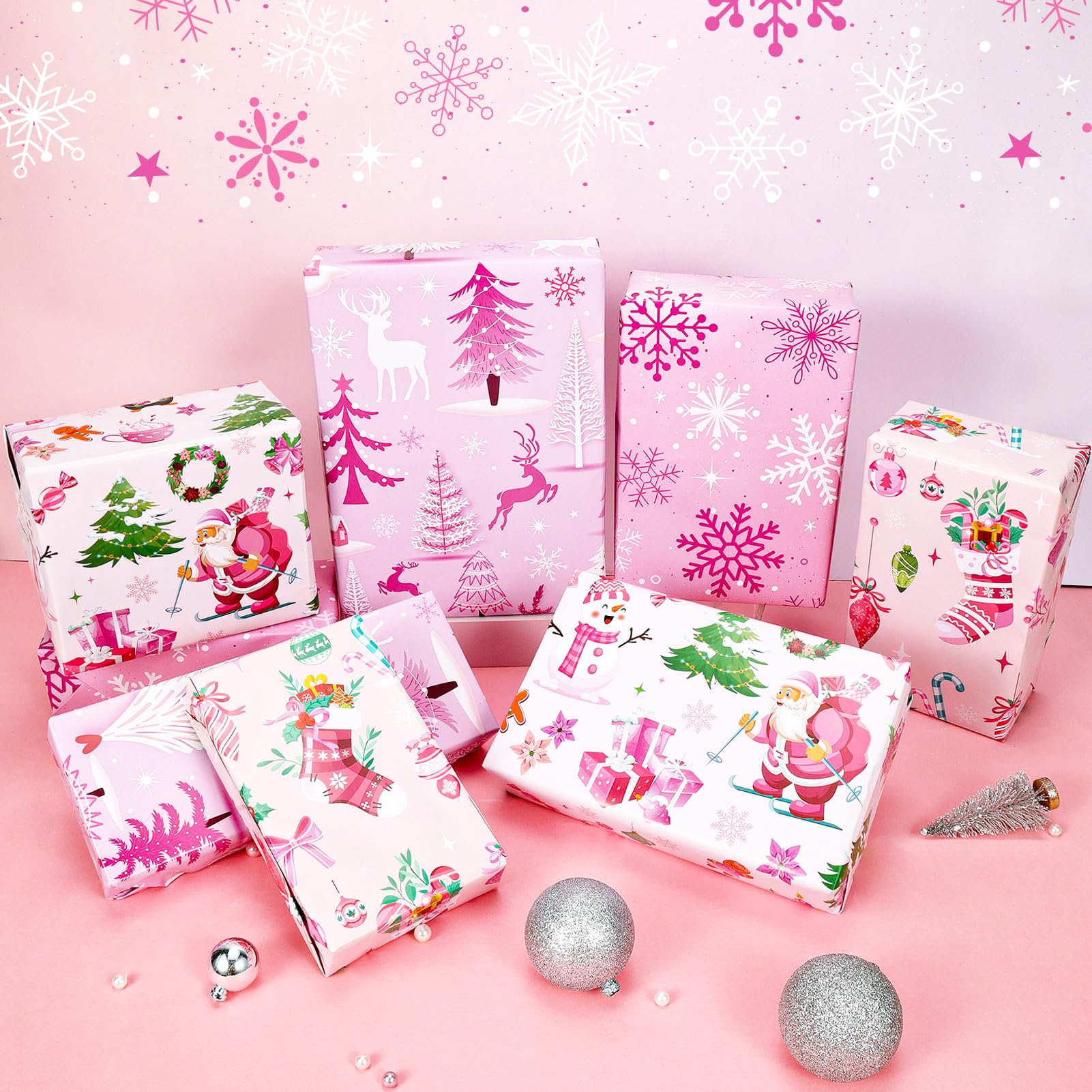howaf-geschenkpapier-weihnachten-rosa-8-b-gen-70x50-cm image 5