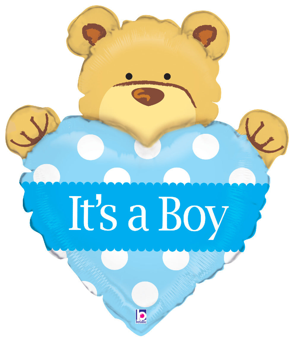 betallic-foil-balloons-big-heart-bear-boy-folienballon-14-teddy image 1