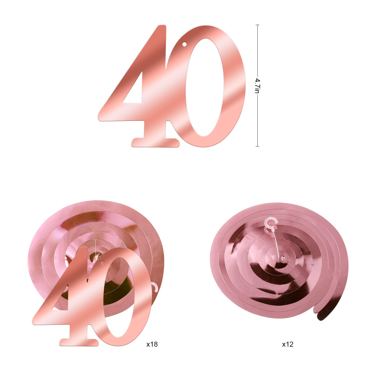 howaf-40-geburtstag-h-ngedeko-ros-gold-spiralen-konfetti image 3