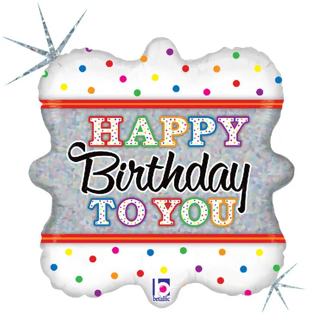 betallic-candle-birthday-to-you-folienballon-18-holografisch image 1