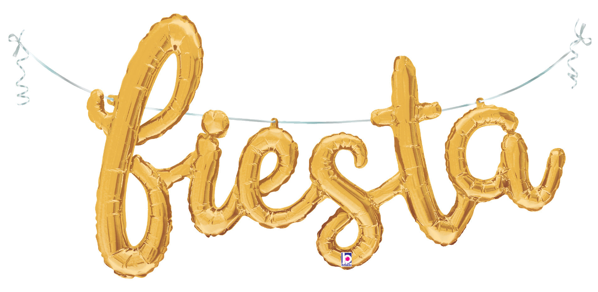 betallic-foil-balloons-fiesta-script-gold-folienballon-29-gold image 1