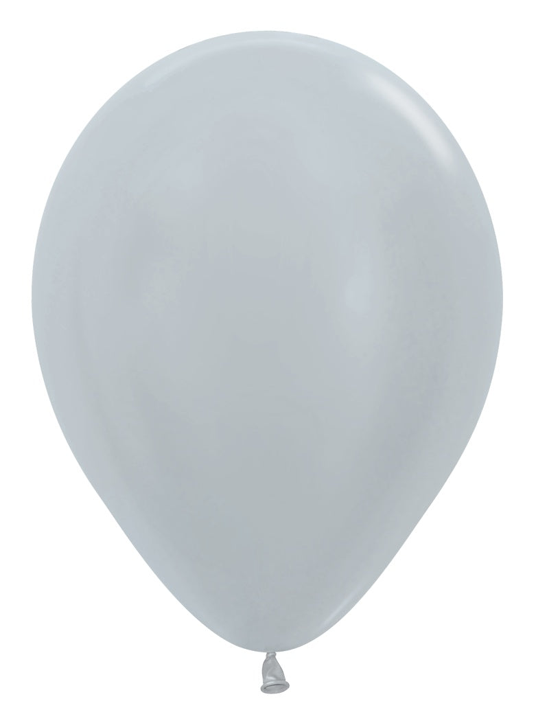 betallic-metallic-silver-latexballon-11-10-st-ck-silber image 1
