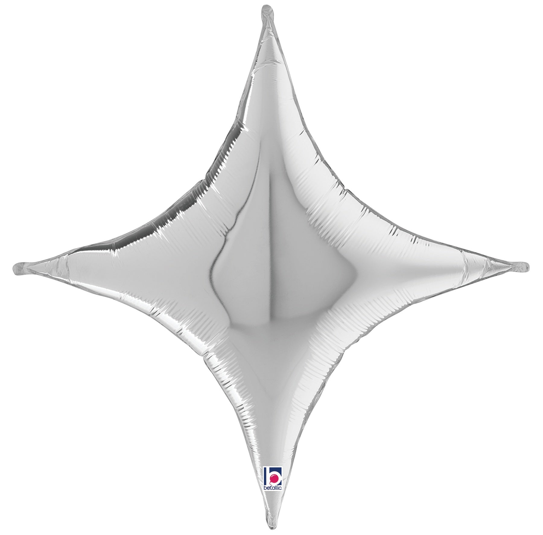 betallic-starpoint-silver-folienballon-17-stern-silber image 3