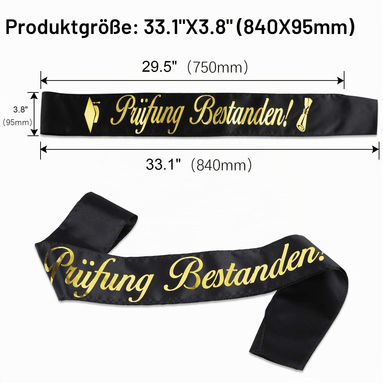 howaf-pr-fung-bestanden-sch-rpe-schwarz-gold-satin image 2