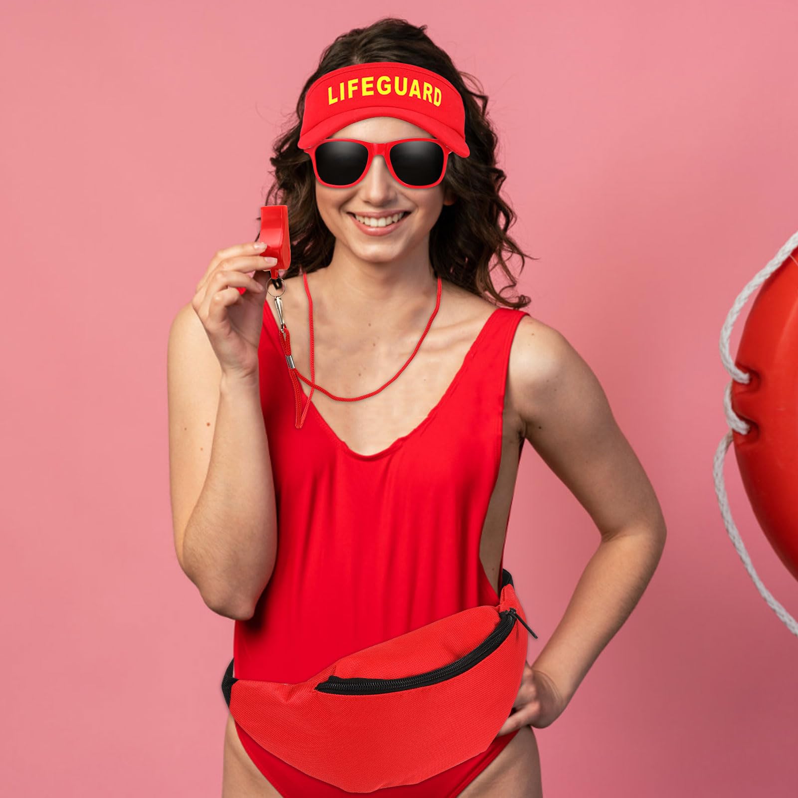 howaf-baywatch-kost-m-lifeguard-set-4-teilig-rot image 7