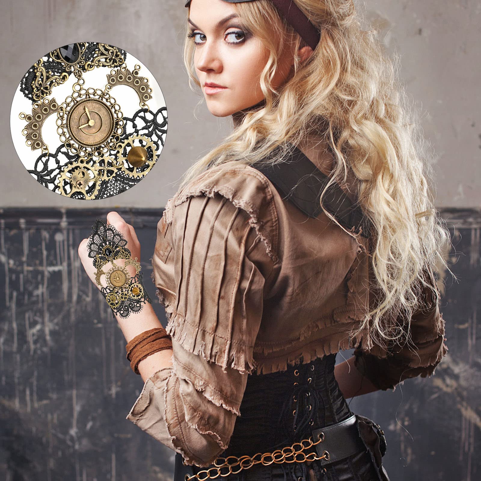 howaf-steampunk-1-kost-mschmuck-damen-zahnr-der-set-3-teilig image 4