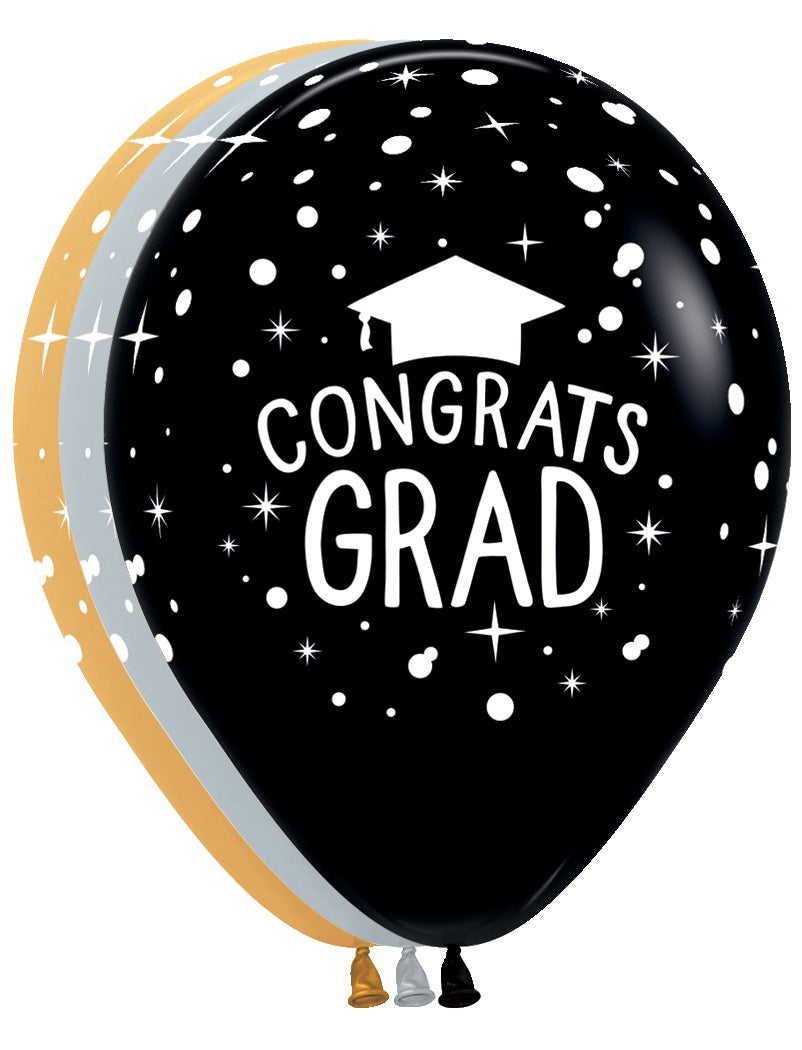 betallic-latex-balloons-congrats-grad-assortment-latexballon-11-50-st image 1