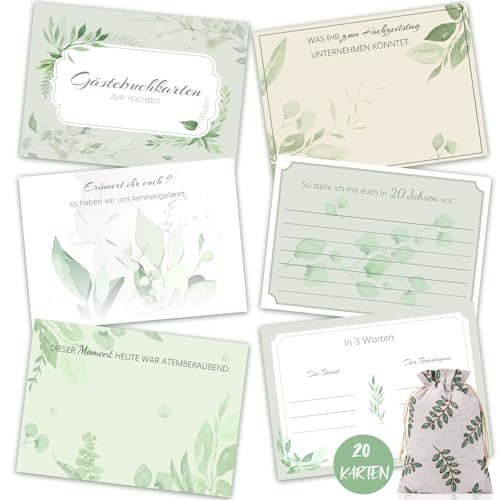 howaf-g-stebuch-karten-hochzeit-mit-fragen-20-st-ck image 8