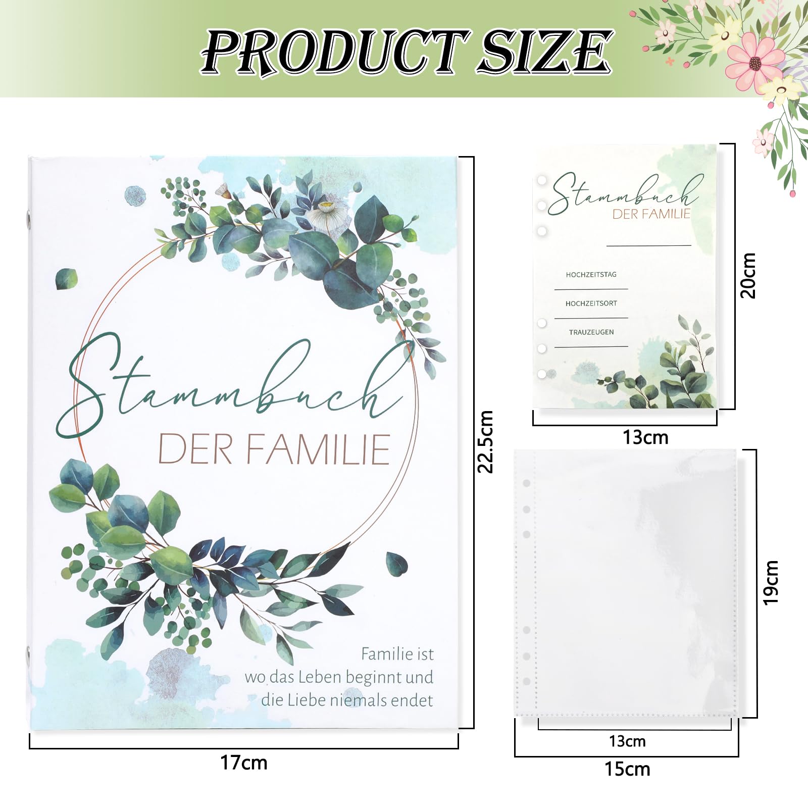 howaf-stammbuch-hochzeit-a5-hardcover-eukalyptus image 2