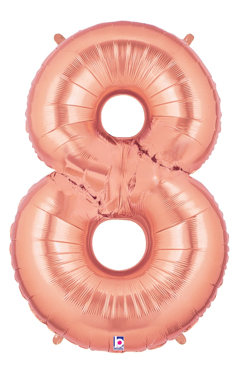 betallic-zahl-8-rose-gold-folienballon-14-zoll-megaloon image 1
