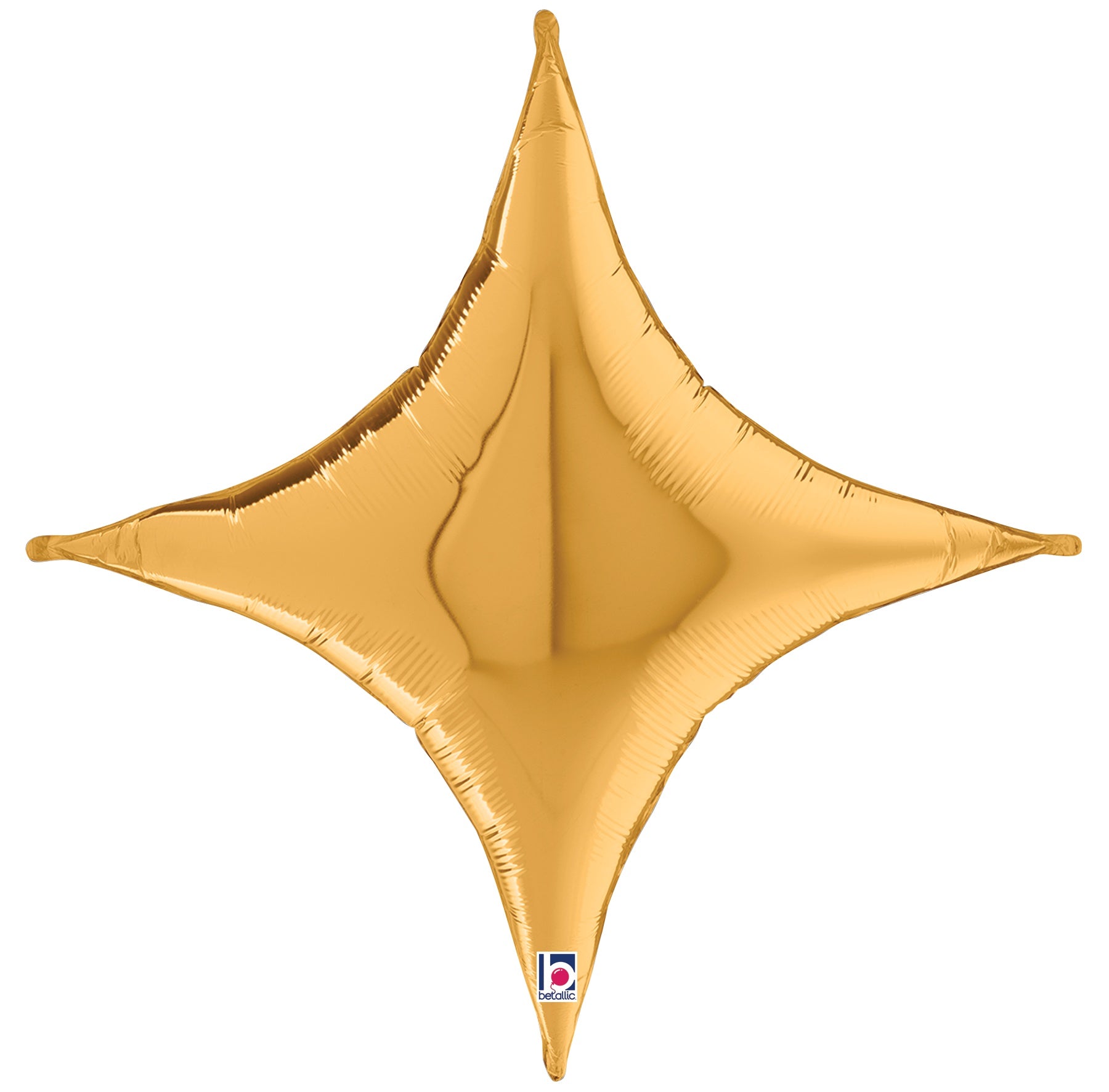 betallic-starpoint-gold-folienballon-17-stern image 3