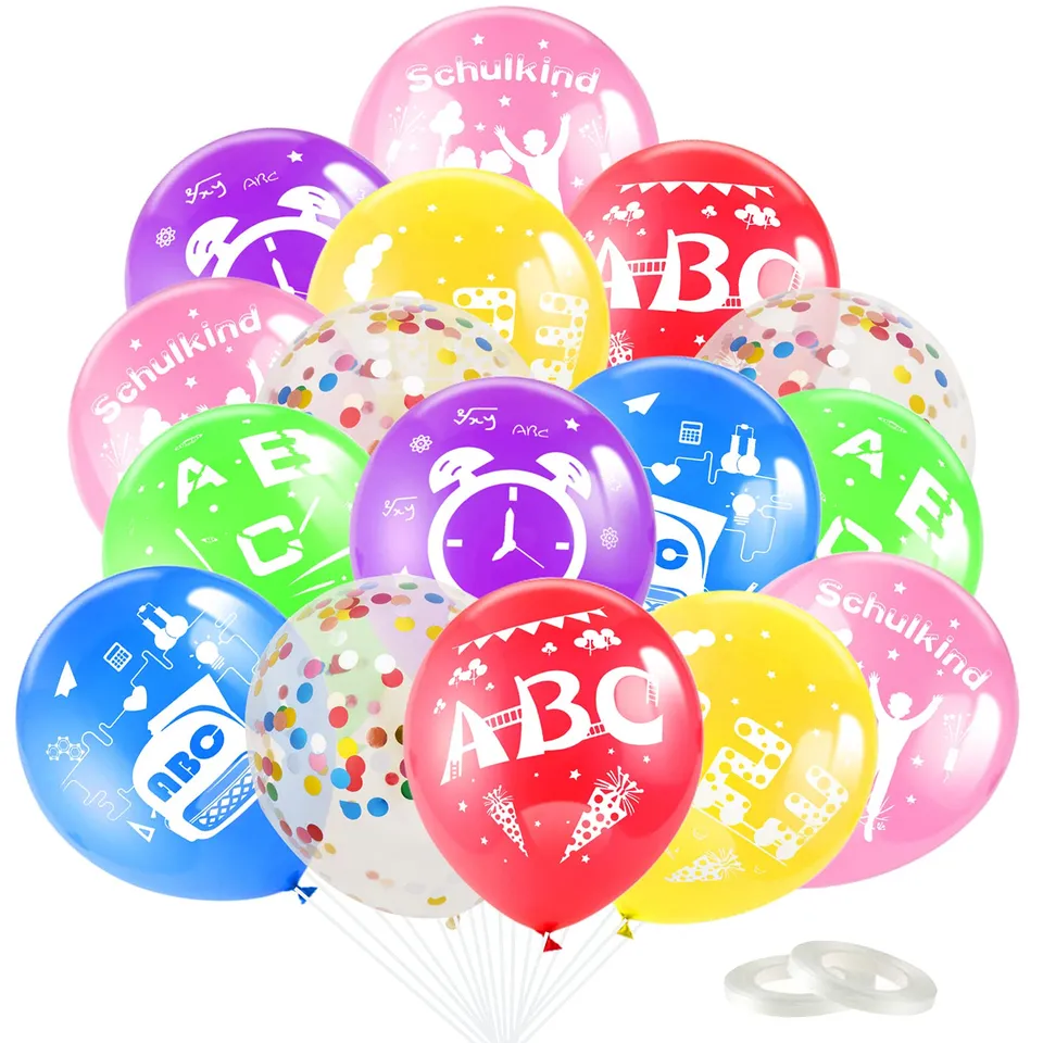 howaf-einschulung-luftballons-35-st-ck-abc-123-konfetti-latex image 1