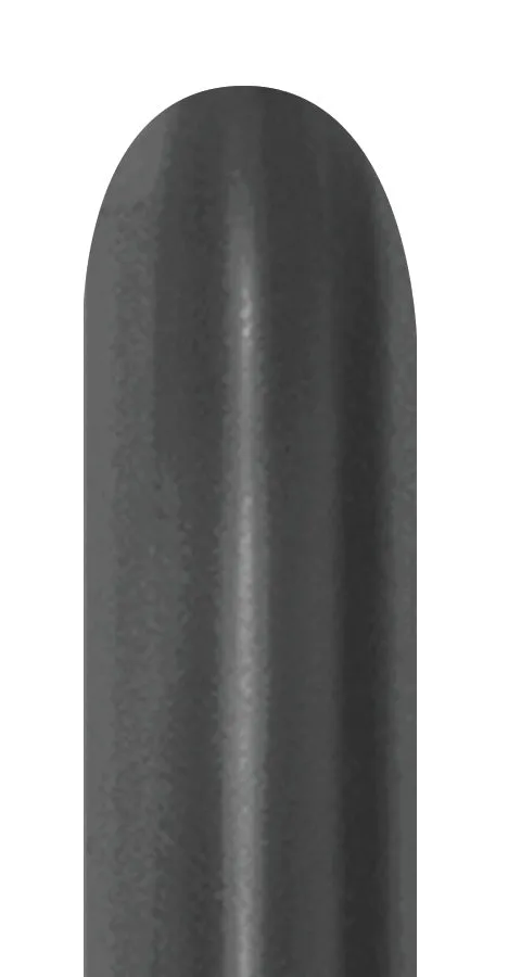 betallic-silk-midnight-grey-modellierballon-260-grau image 1