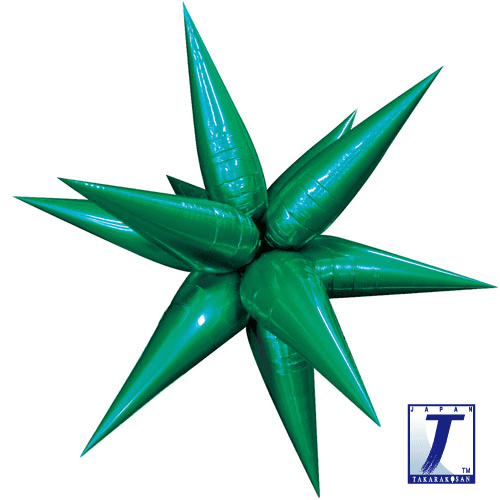 takara-ibrex-million-star-metallic-folienballon-gr-n image 1