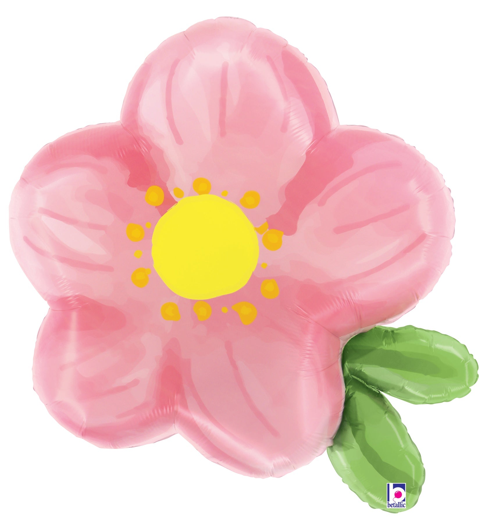 betallic-pink-watercolor-flower-folienballon-30-zoll image 2