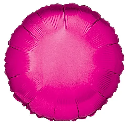 betallic-magenta-round-folienballon-18-magenta image 1