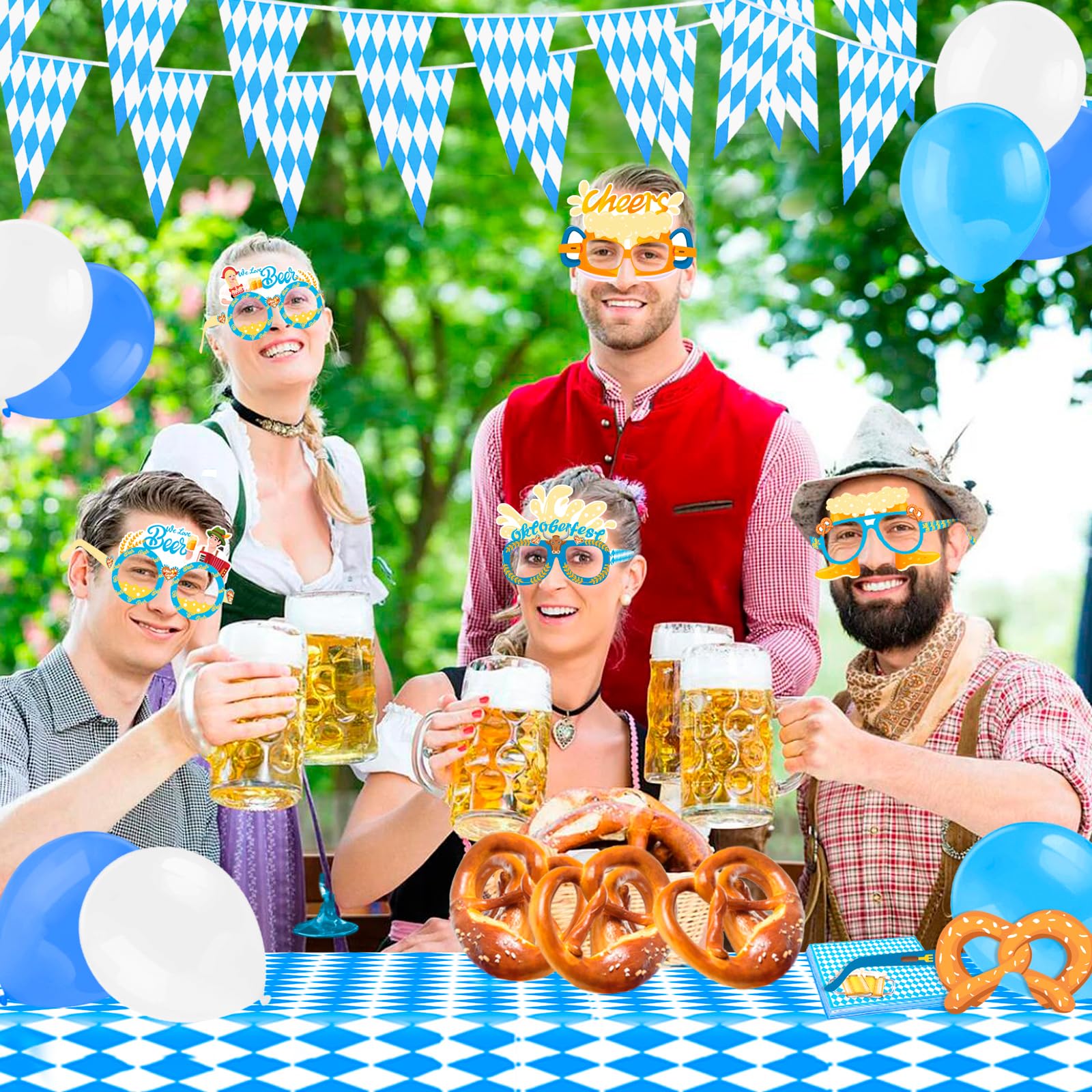howaf-oktoberfest-deko-set-59tlg-blau-wei-mit-ballons image 5