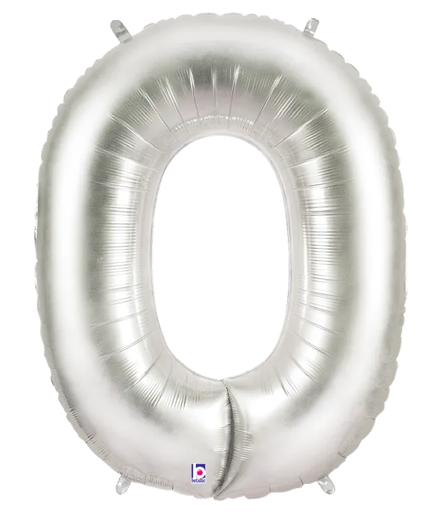 betallic-number-0-silver-folienballon-zahl-34-zoll-silber image 1