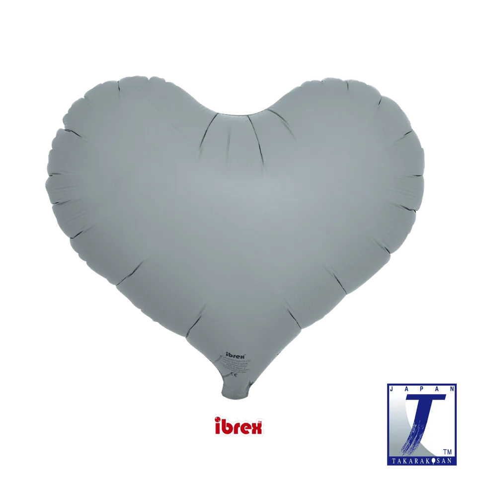 takara-ibrex-jelly-heart-14-zoll-herzballon-blue-gray image 1