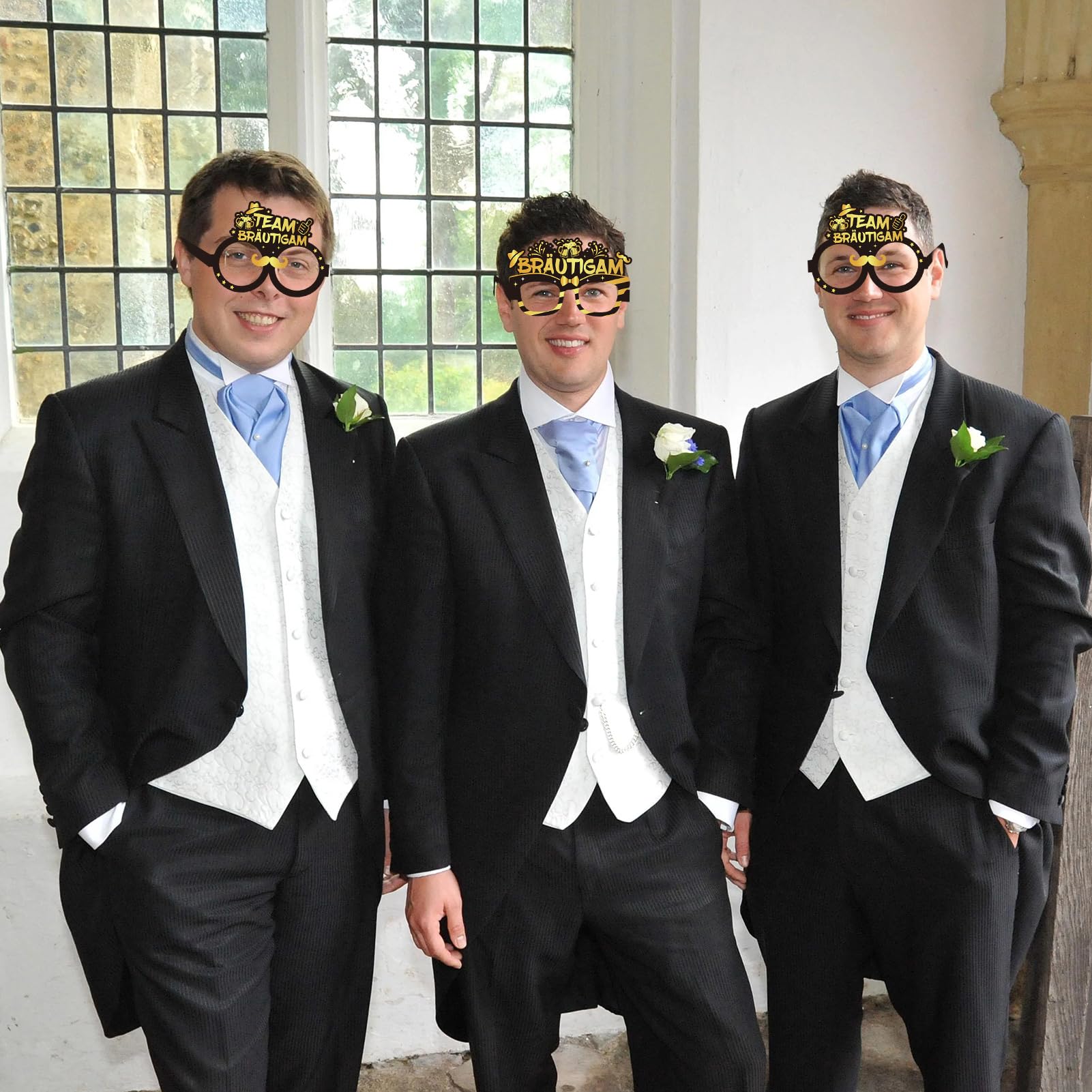 howaf-jga-m-nner-brille-12er-set-br-utigam-team-groom image 6