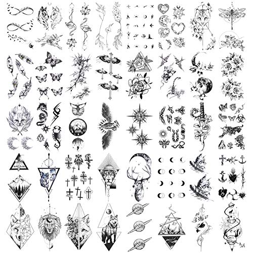 howaf-tempor-re-tattoos-schwarz-30-bl-tter-wasserdicht-klein image 7