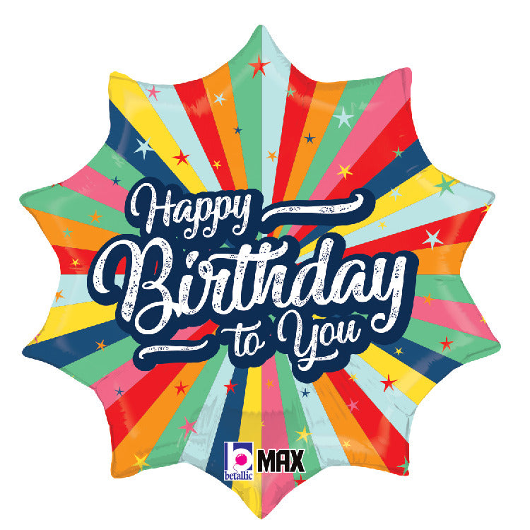 betallic-birthday-bursting-colors-folienballon-18-zoll image 1
