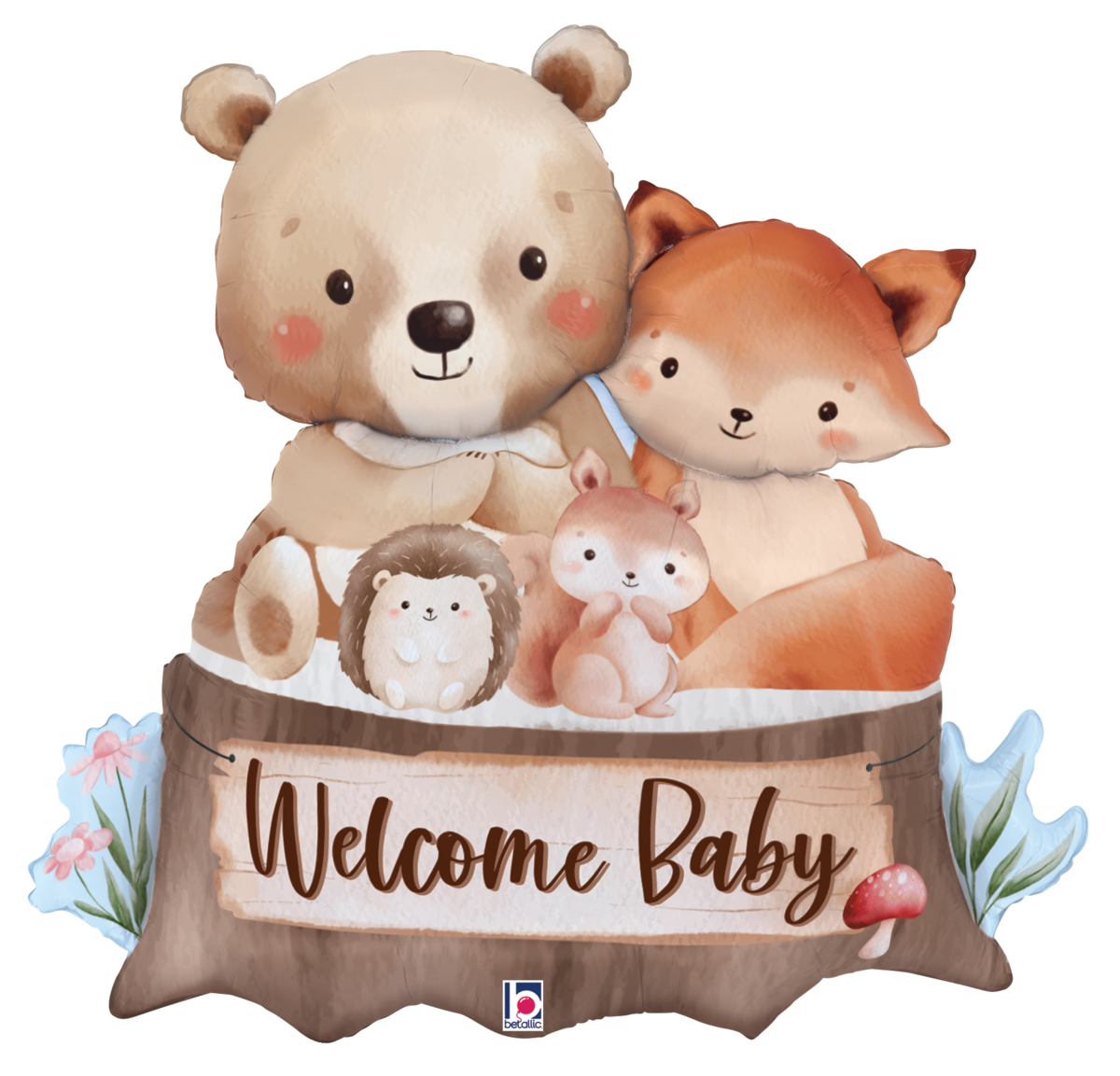 betallic-woodland-welcome-baby-folienballon-34-waldtiere image 1