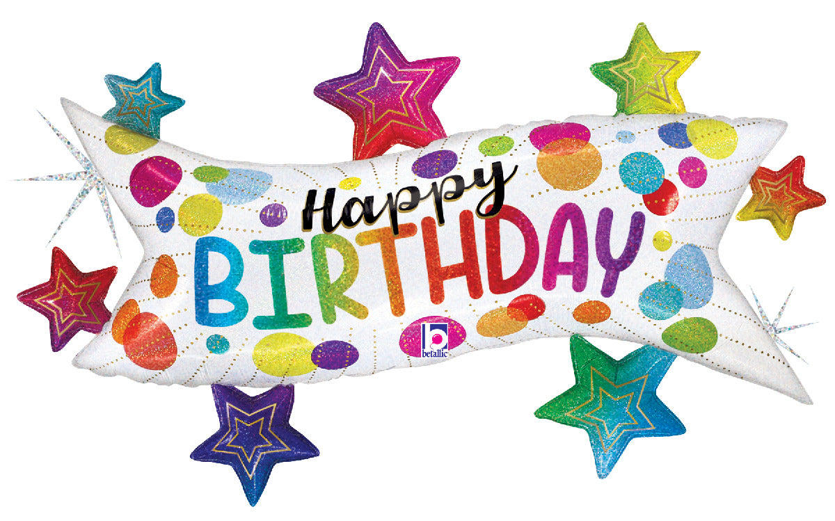betallic-birthday-banner-stars-folienballon-37-glitzer image 1