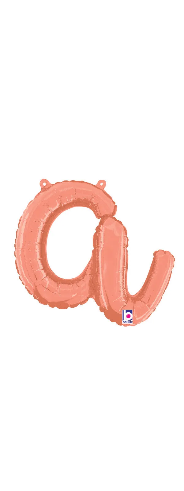 betallic-script-letter-a-folienballon-ros-gold-14-zoll image 1