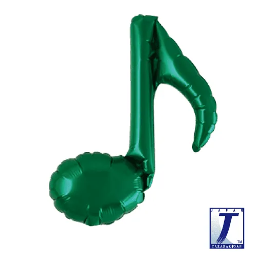 takara-ibrex-music-tone-9-zoll-ballon-metallic-gr-n image 1