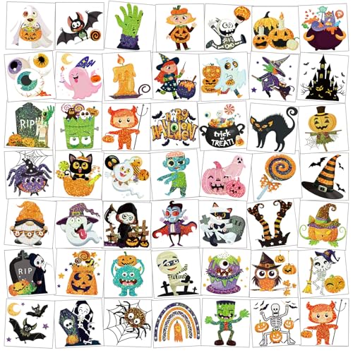 howaf-temporary-tattoos-kinder-halloween-glitzer-96-blatt image 8
