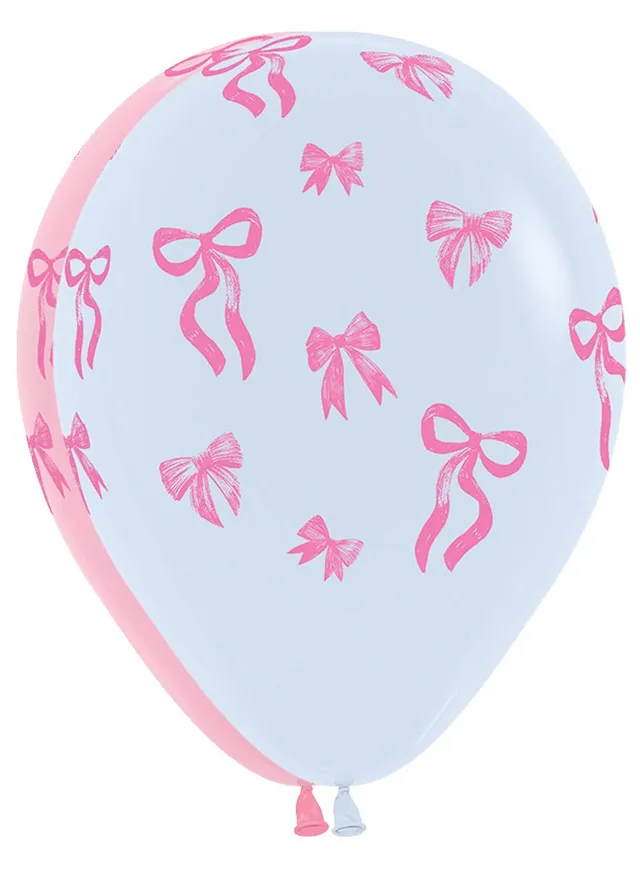 betallic-pretty-bows-folienballon-11-50-st-ck-wei-rosa image 1