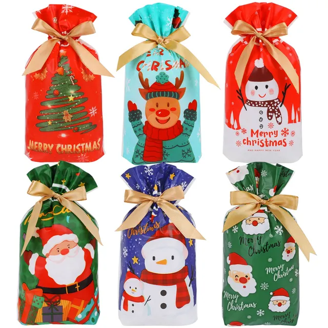 howaf-geschenkt-te-weihnachten-kordelzugbeutel-30-st-ck-mehrfarbig image 1
