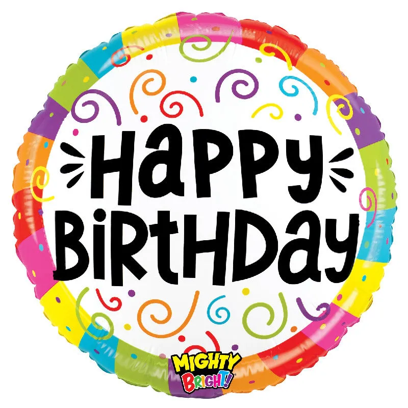 betallic-mighty-bright-birthday-swirls-folienballon-21-zoll image 1