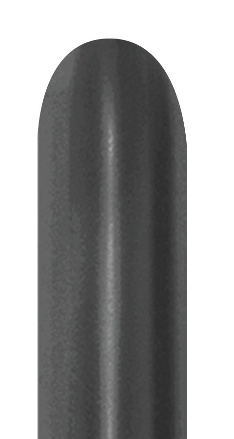 betallic-silk-midnight-grey-modellierballon-260-grau image 1