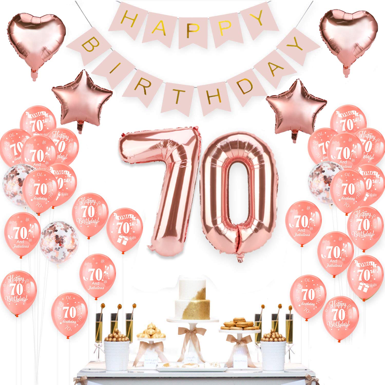 howaf-70-geburtstag-luftballons-set-ros-gold-30-teilig image 5