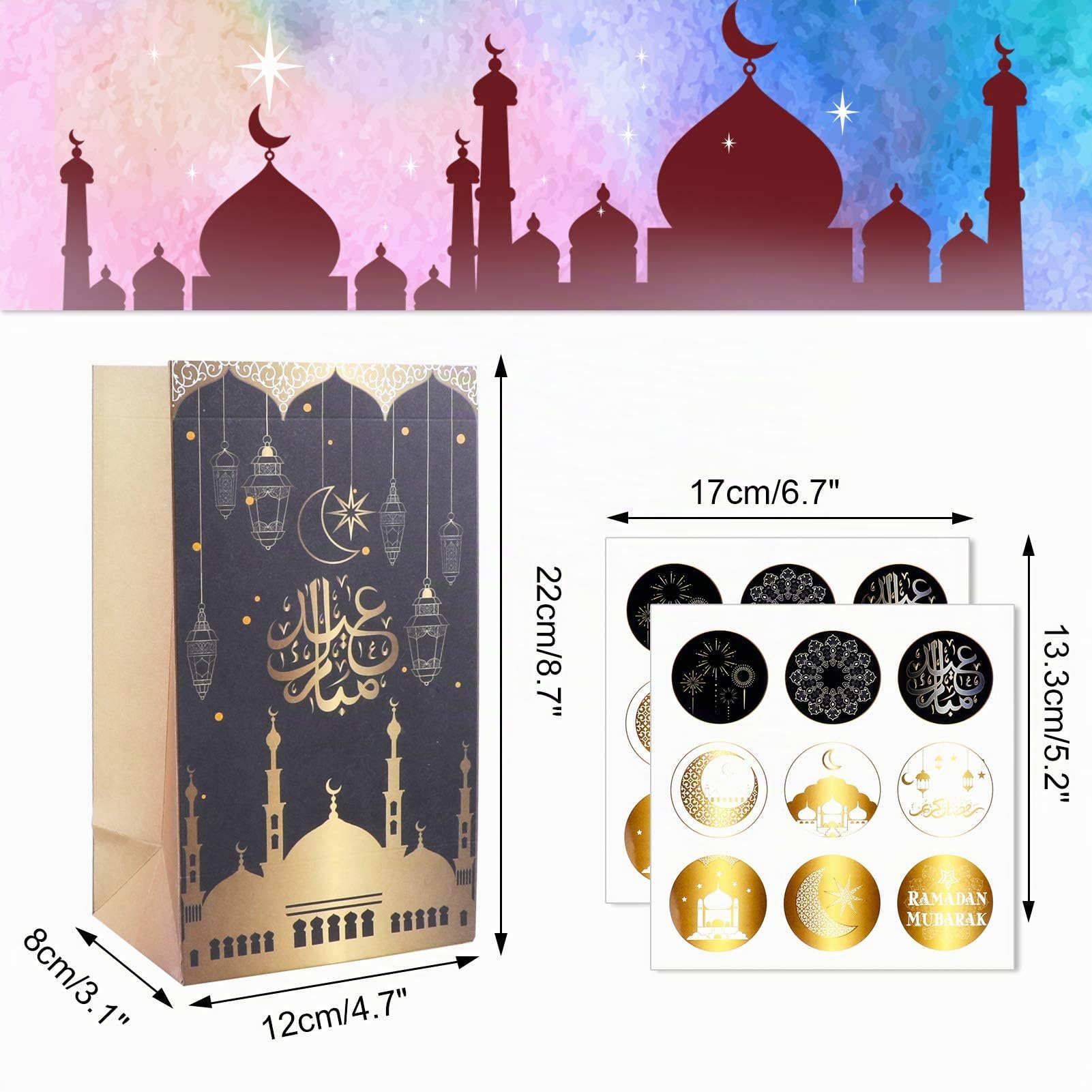 howaf-eid-mubarak-papiert-ten-kraftpapier-12-st-ck image 3
