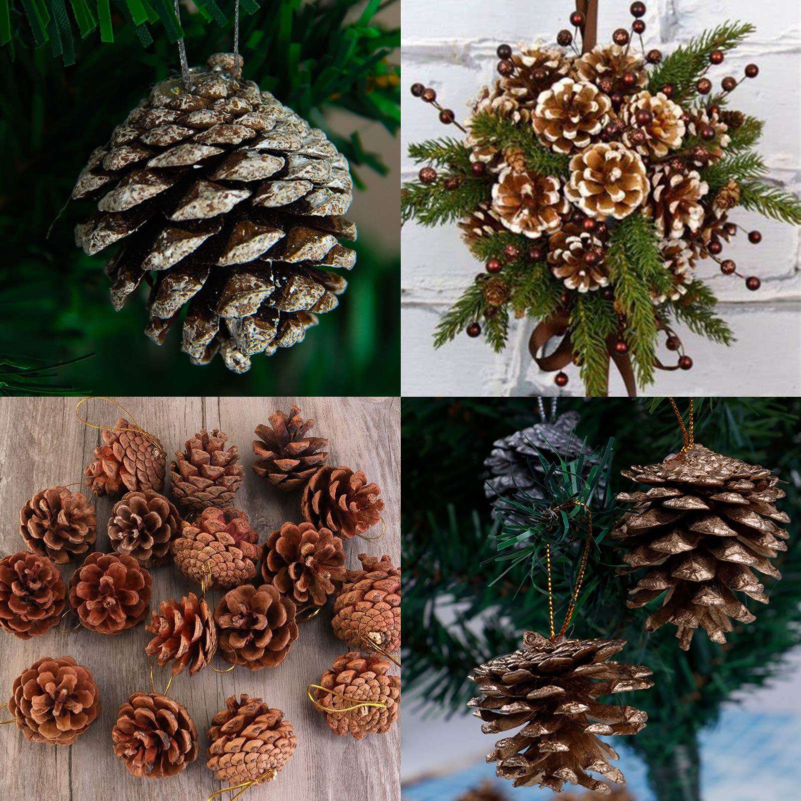 howaf-tannenzapfen-natur-25-stk-christbaumschmuck-5-6-cm image 3