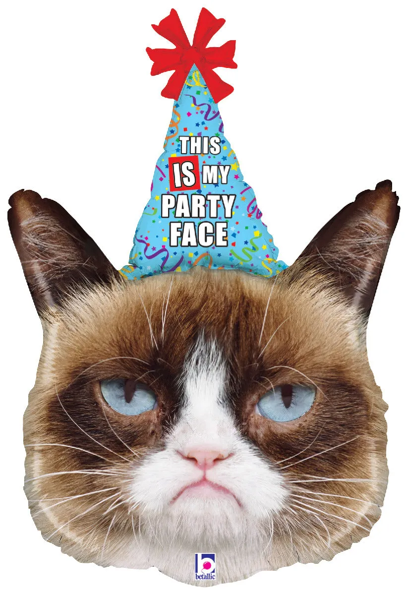 betallic-grumpy-cat-party-face-folienballon-29-zoll image 1