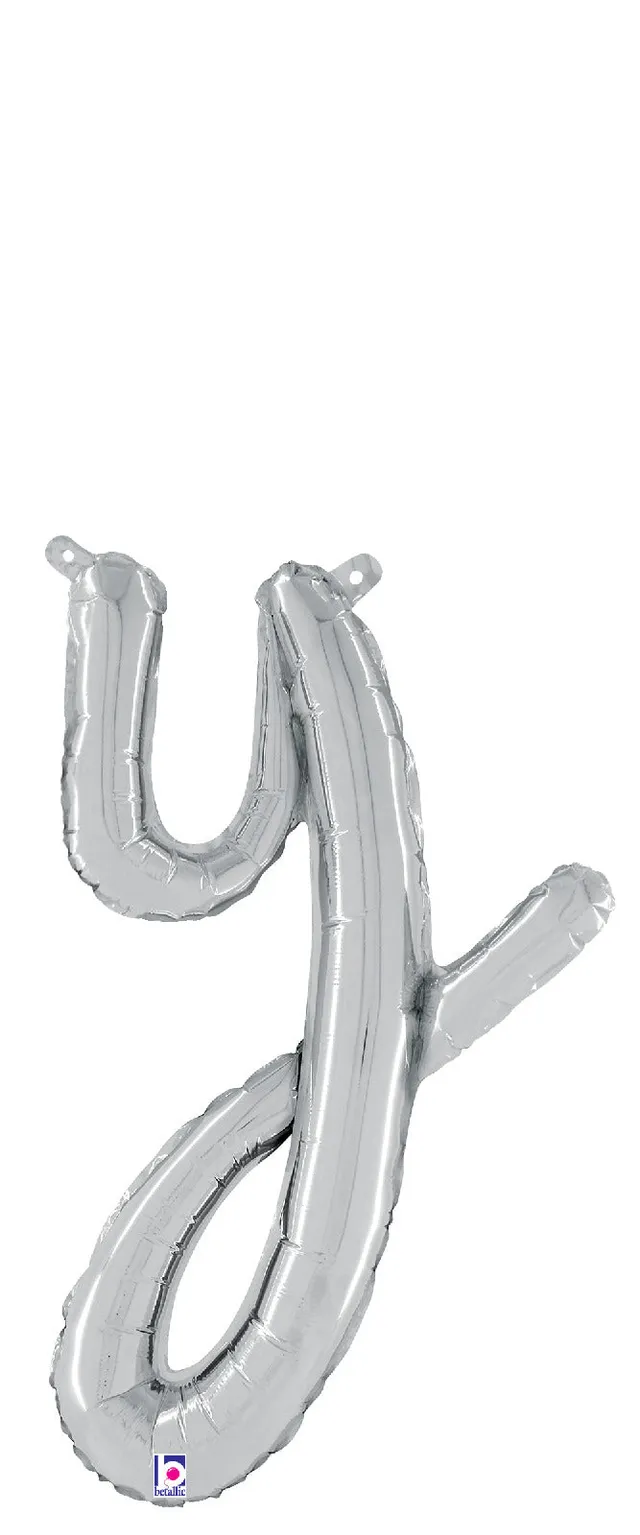 betallic-script-letter-y-folienballon-silber-24-zoll image 1