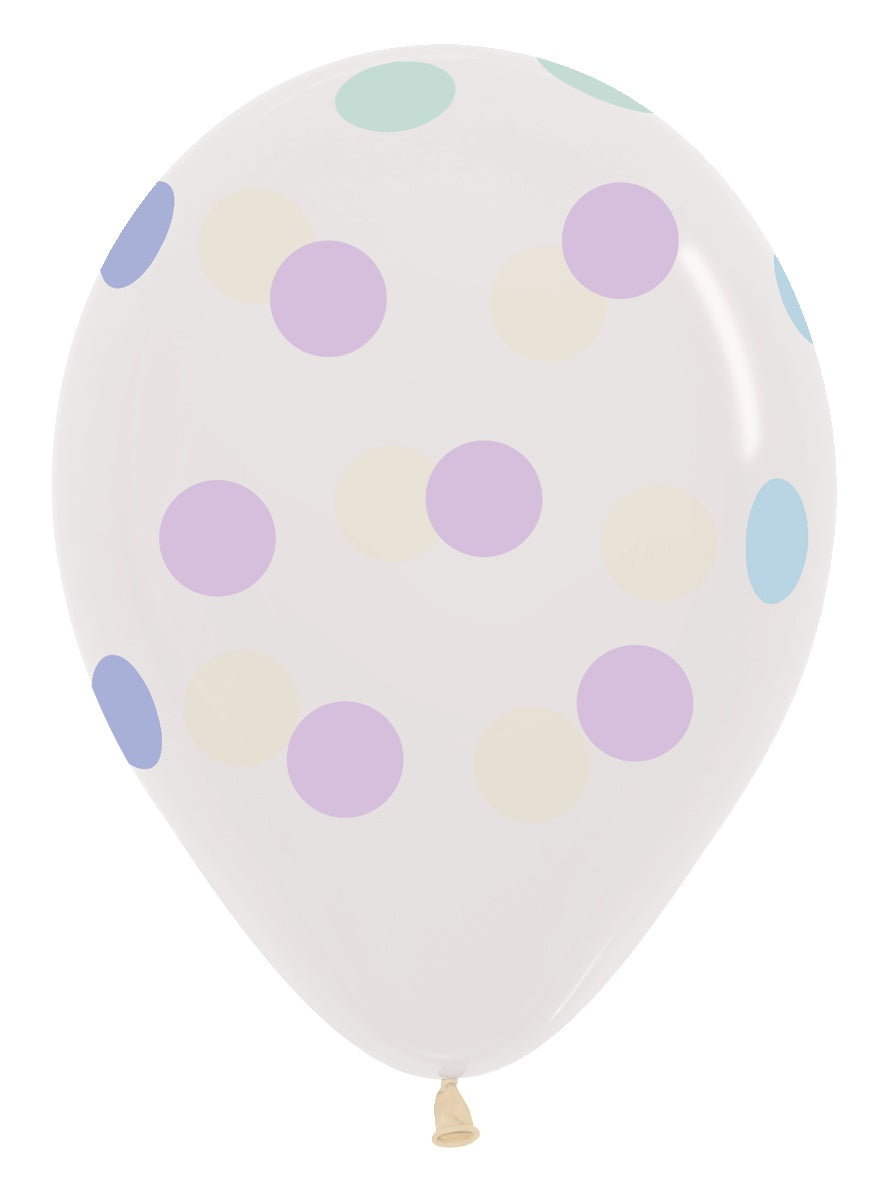 betallic-polka-dots-pastel-latexballon-11-50er-transparent-gepunktet image 1