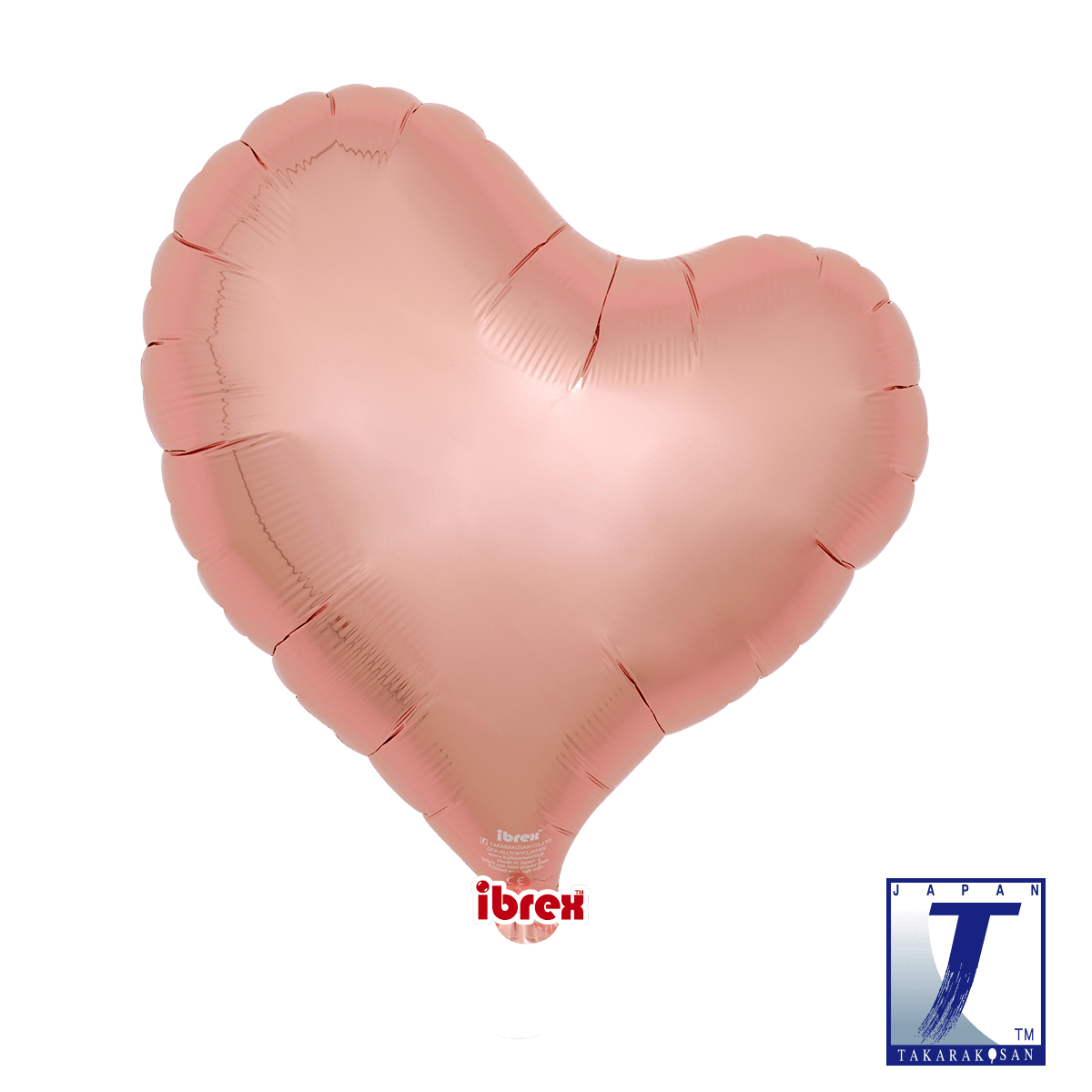 takara-ibrex-sweet-heart-18-zoll-folienballon-ros-gold image 1