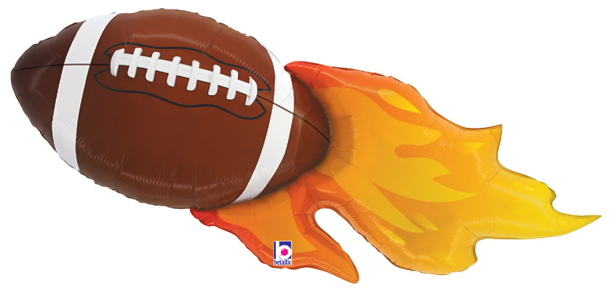 betallic-football-flames-folienballon-40-zoll-fussball image 1