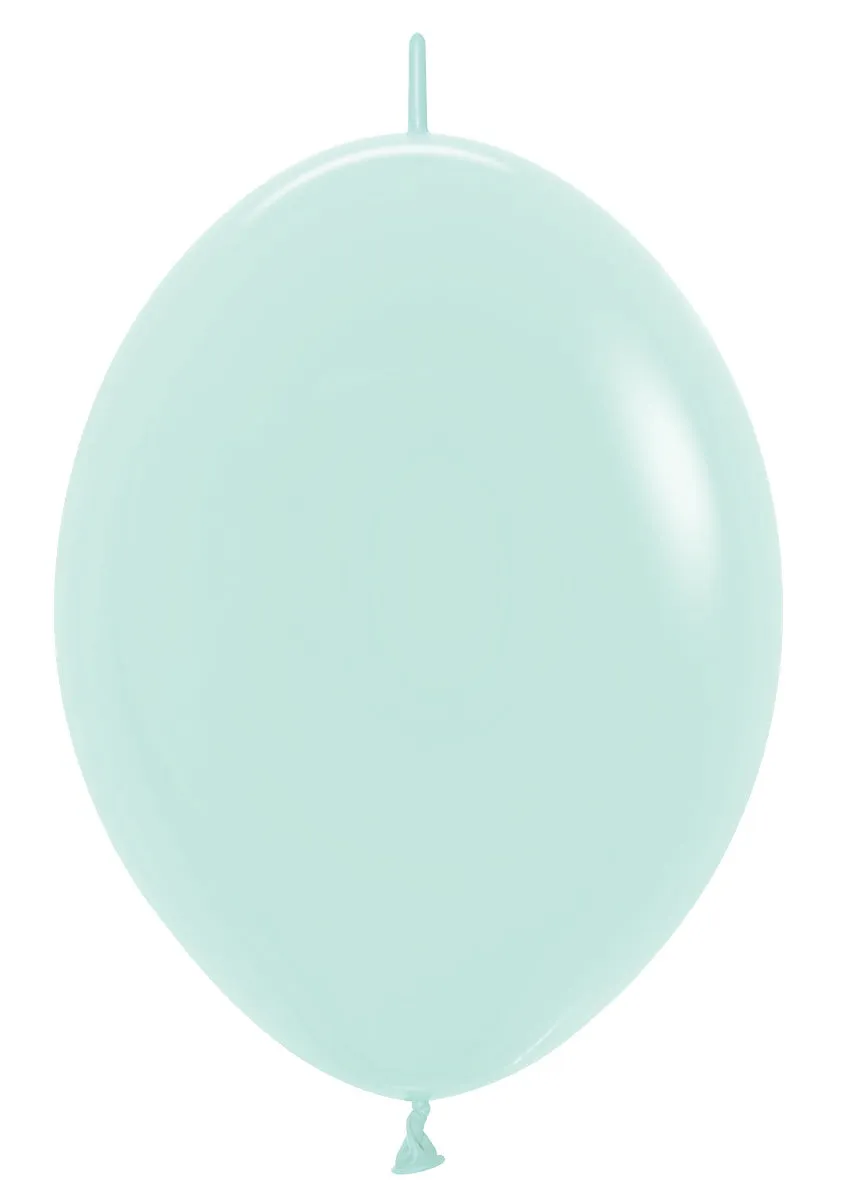 betallic-pastel-matte-green-link-o-loon-luftballons-50-stk image 1