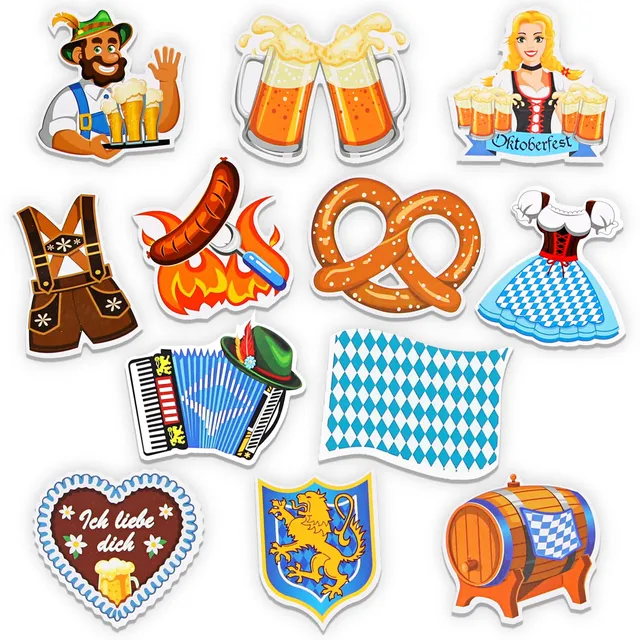 howaf-konfetti-oktoberfest-tischdeko-bayrisch-36-stk image 1